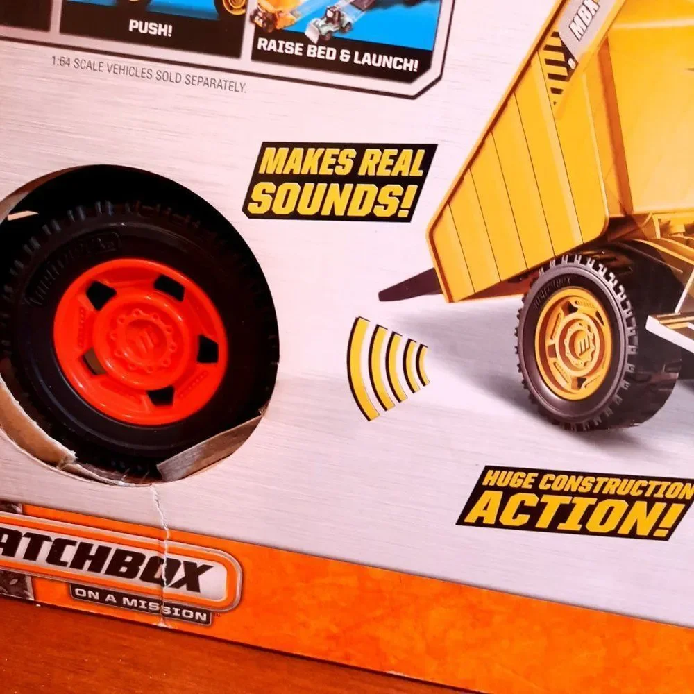 NEW Matchbox Car-Go Controllers Dump Truck Fire Engine set sounds cargo vehicles